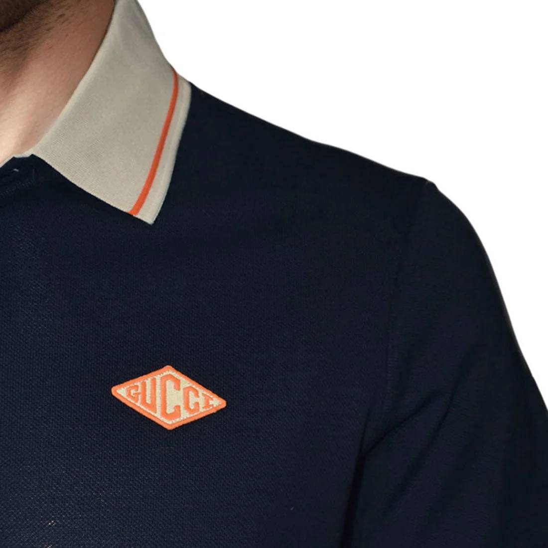 Gucci Dark Navy Blue Premium Quality T-shirt-4
