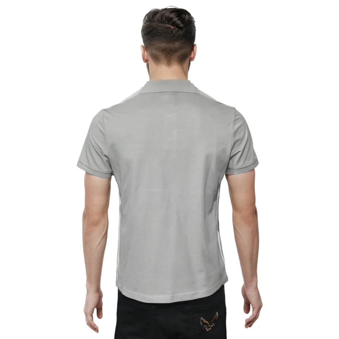 Zegna Grey Premium Quality T-shirt-1