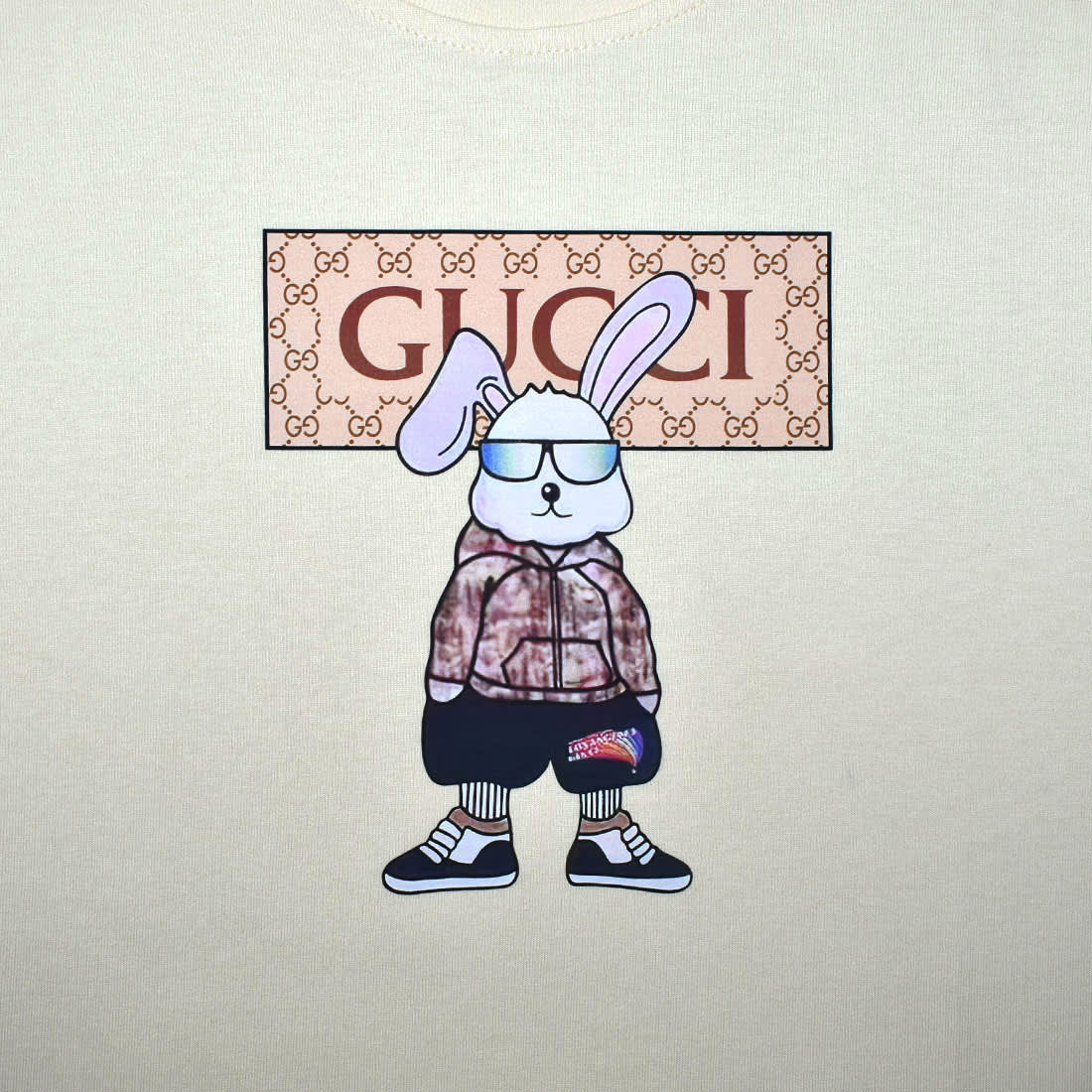 Gucci Cream Premium Quality Kid's T-shirt-3