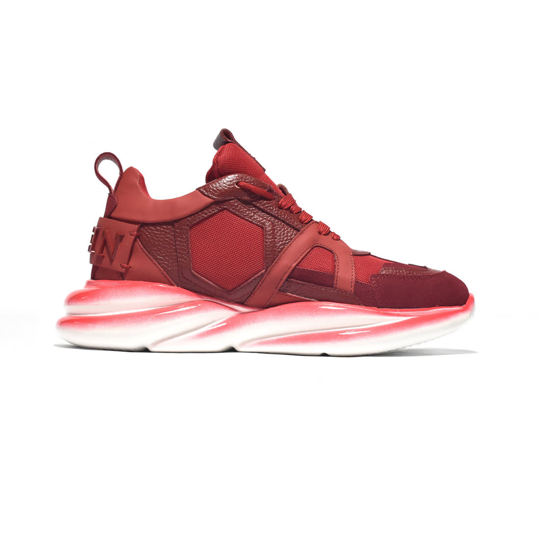 Philipp Plein Red Premium Quality Sneakers-1