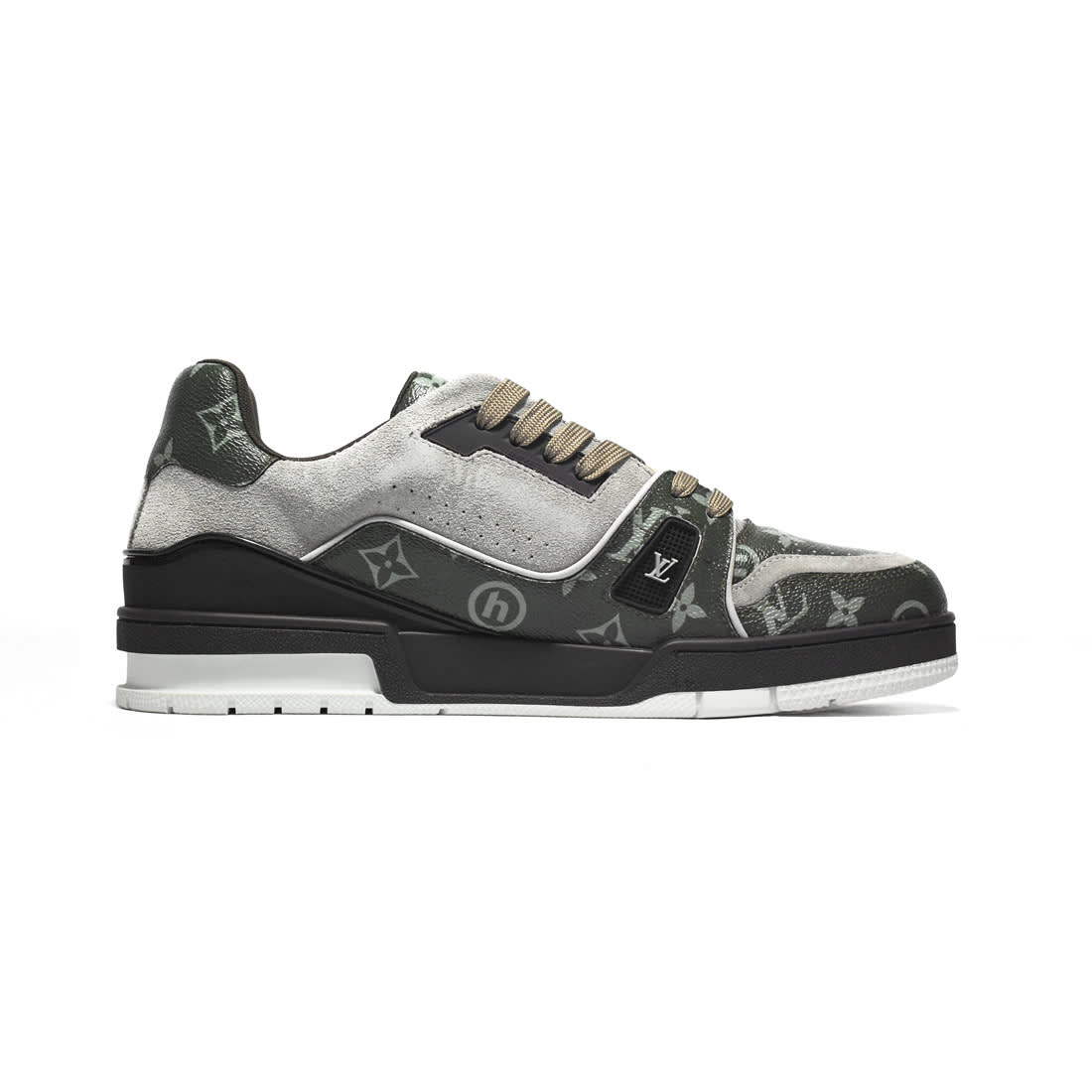 Louis Vuitton Green Premium Quality Sneakers-1