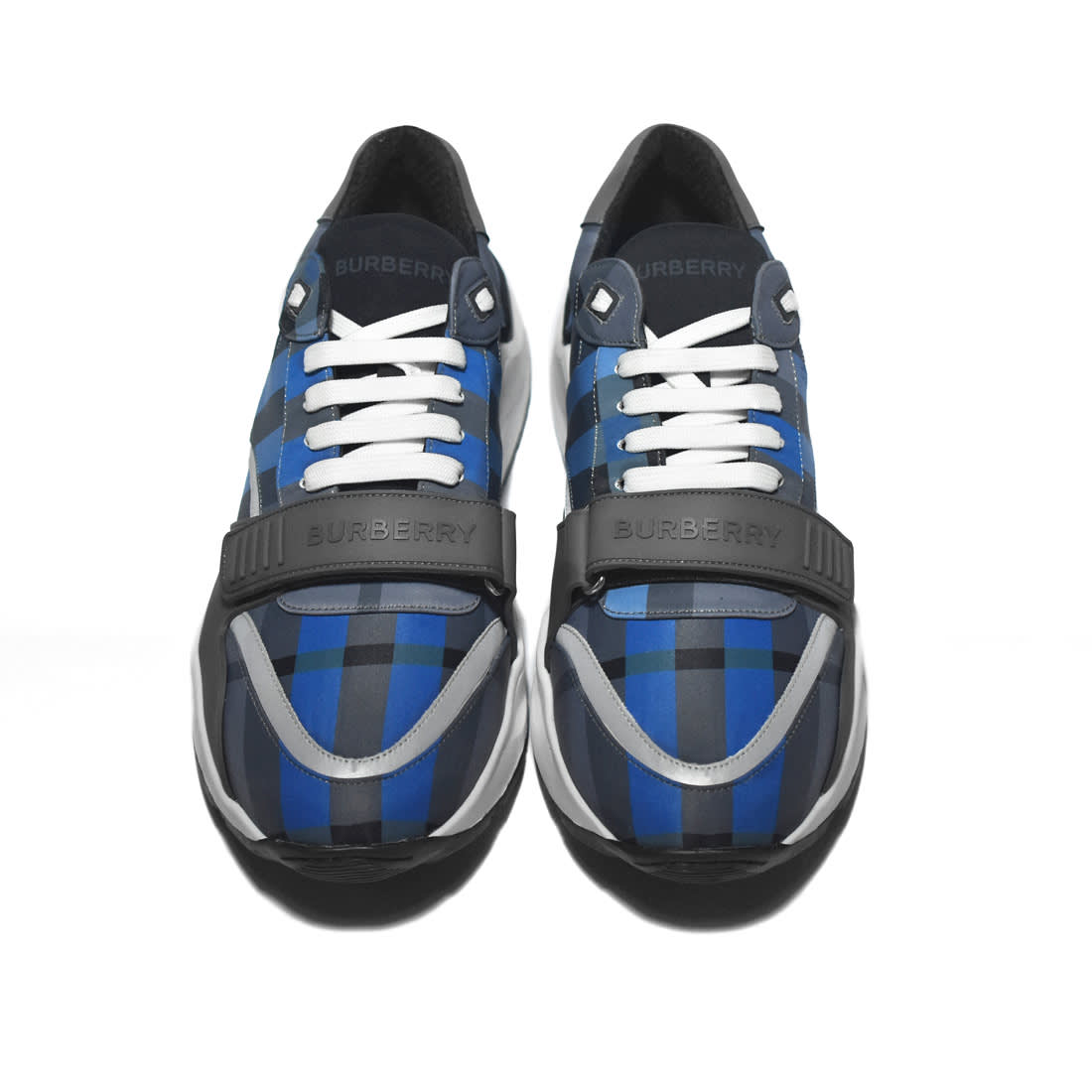 Burberry Black & Blue Premium Quality Sneakers-3