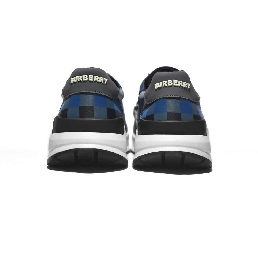 Burberry Black & Blue Premium Quality Sneakers-4