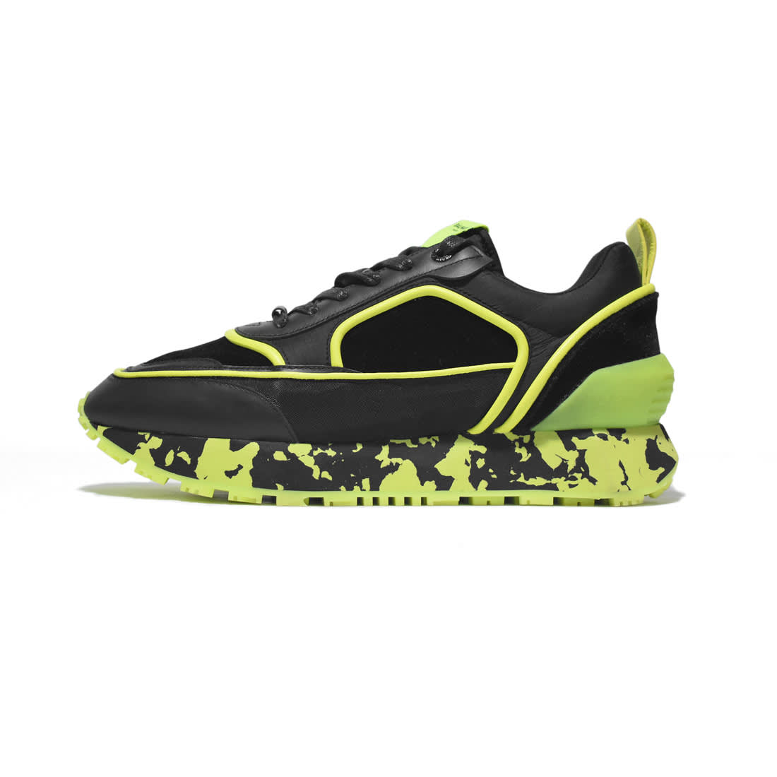 Balmain Black & Green Premium Quality Sneakers-0