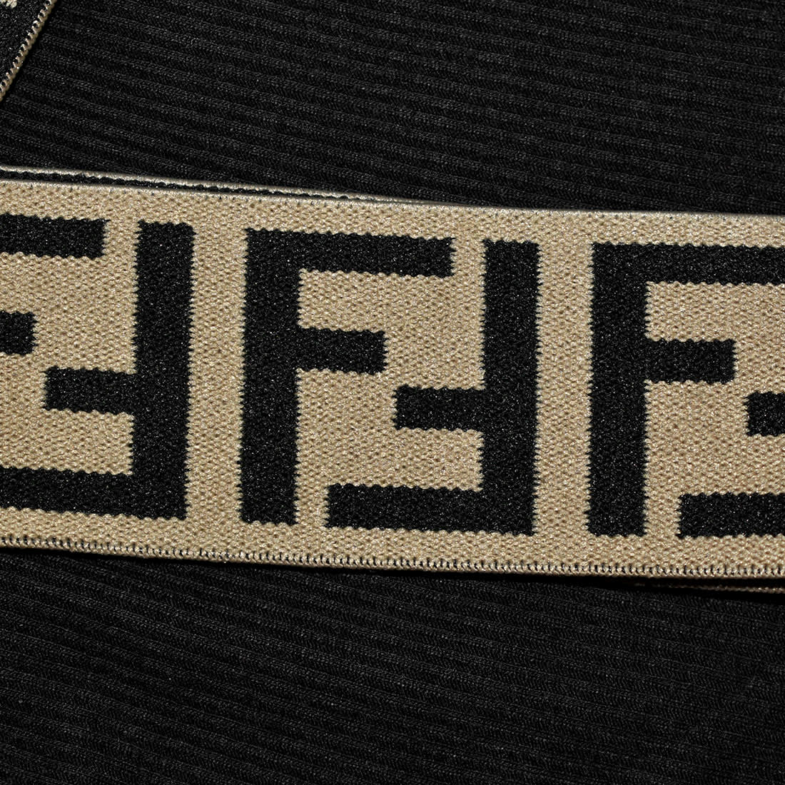 Fendi logo Printed Black Premium Girls Co-ord Set-3