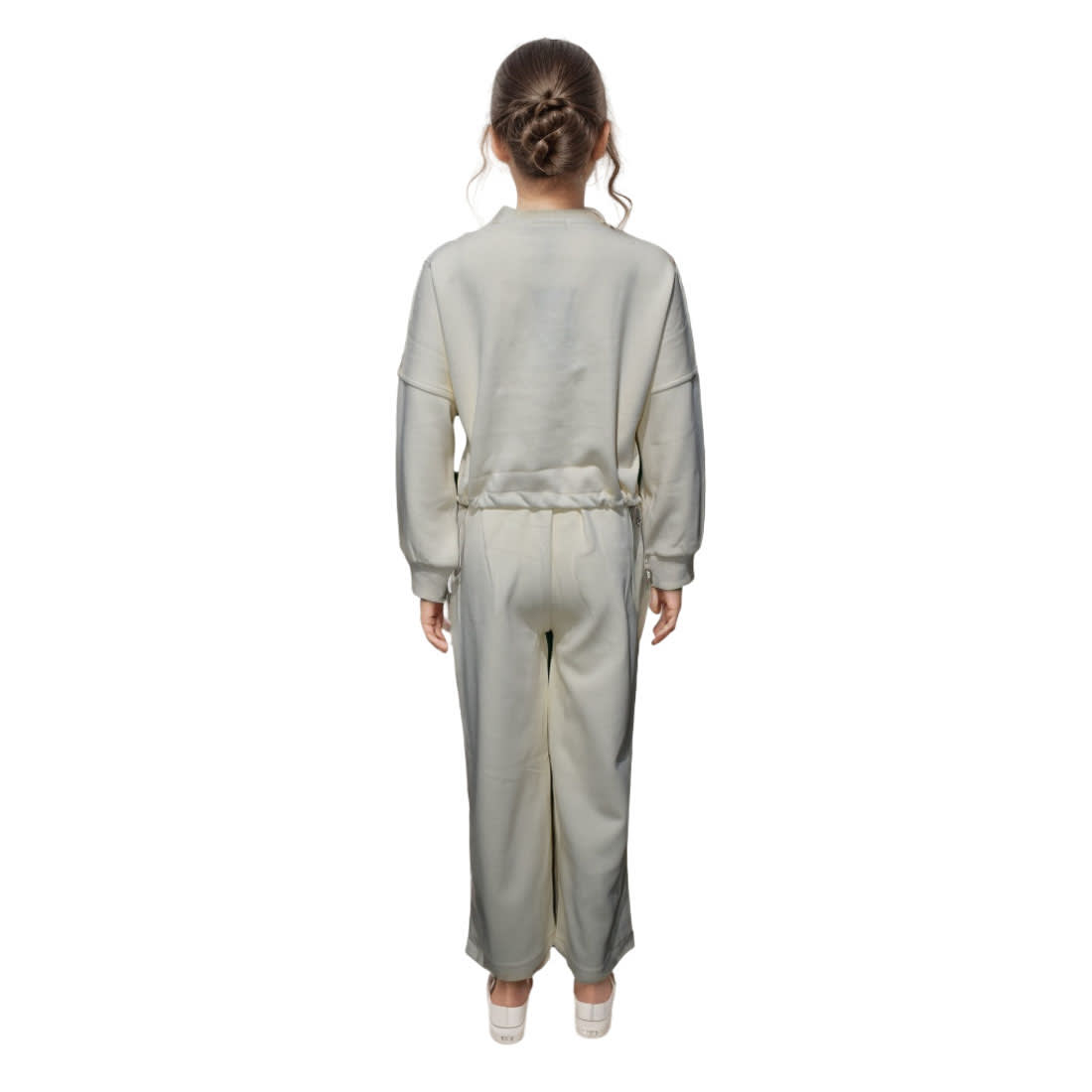 YSL Cream Premium Girls Co-ord Set-1