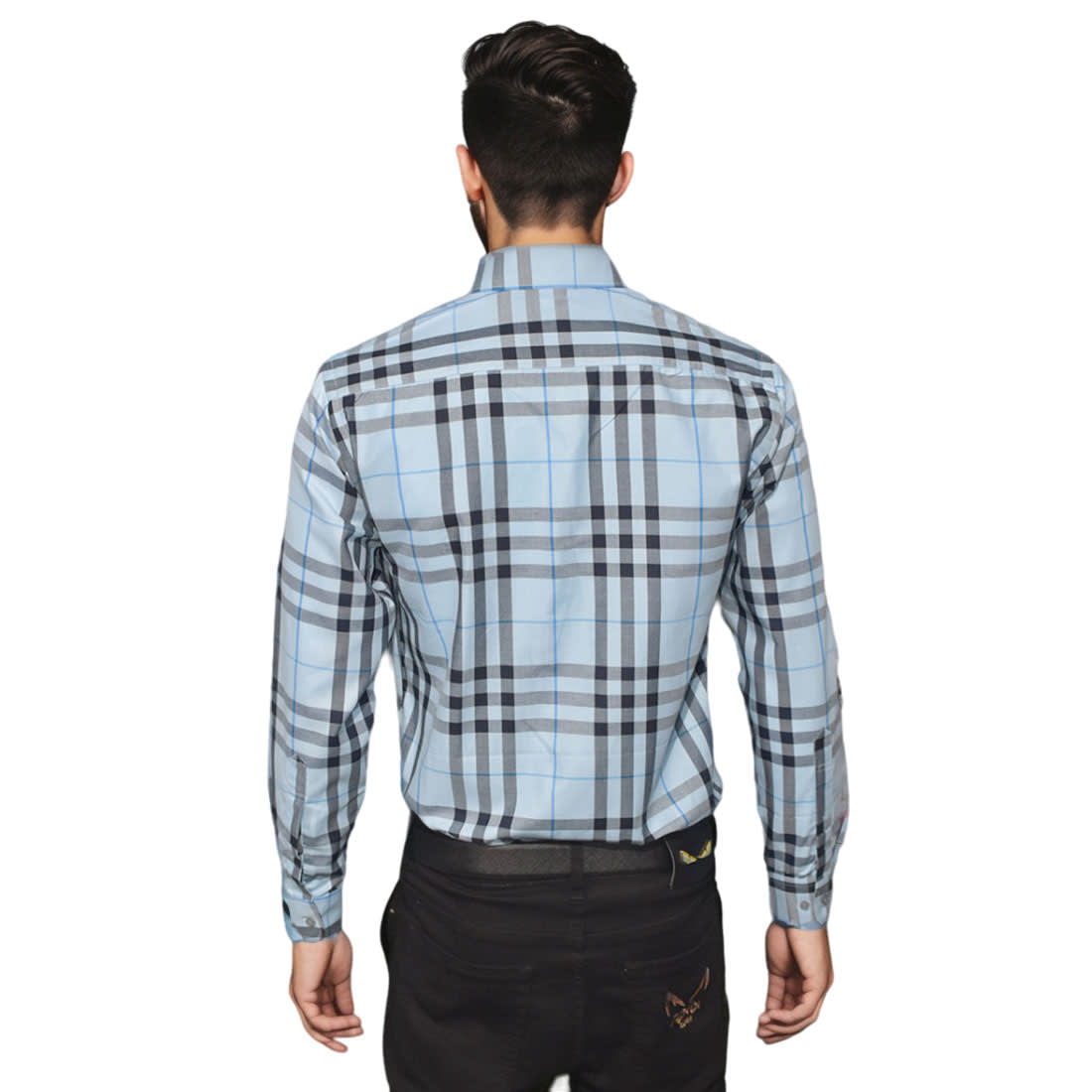 Burberry Sky Blue Premium Quality Shirt-1
