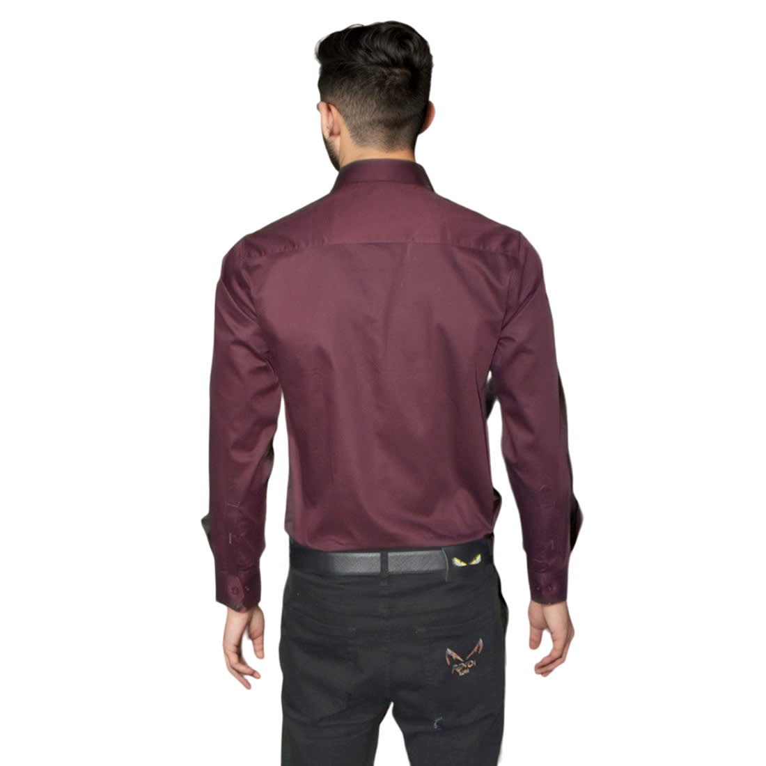 Versace Wine Logo Printed Premium Quality Shirt-1