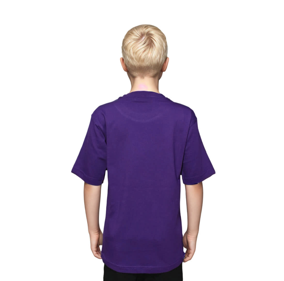 Moschino Teddy Print Purple Premium Kids T-shirt-1