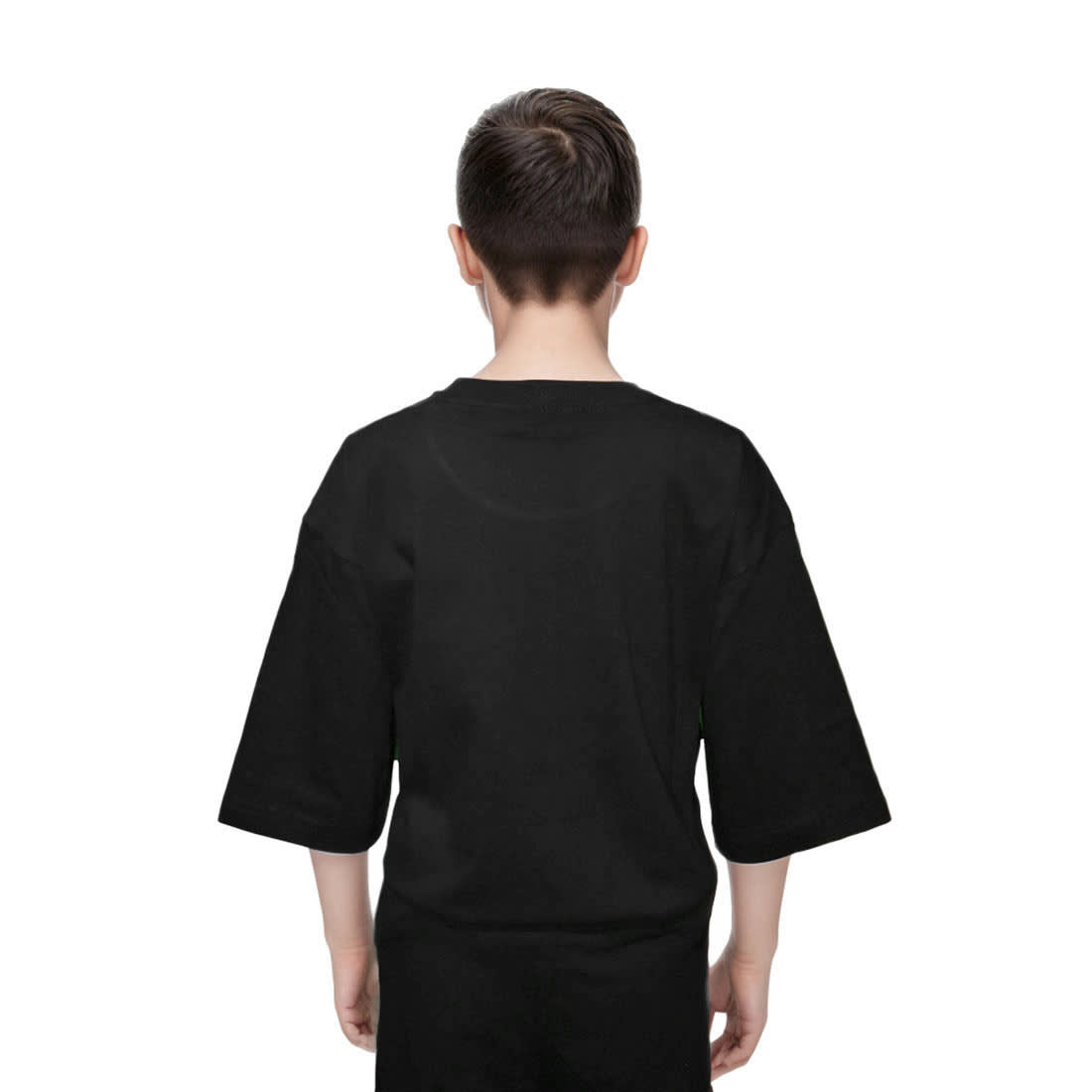 Moschino Black Teddy Print Premium Kids T-shirt-1