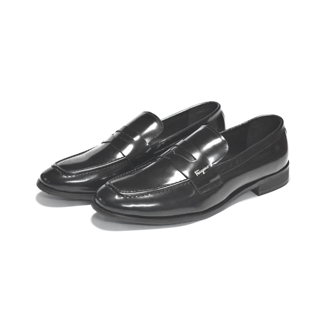 Salvatore Ferragamo Black Premium Quality Loafers-0