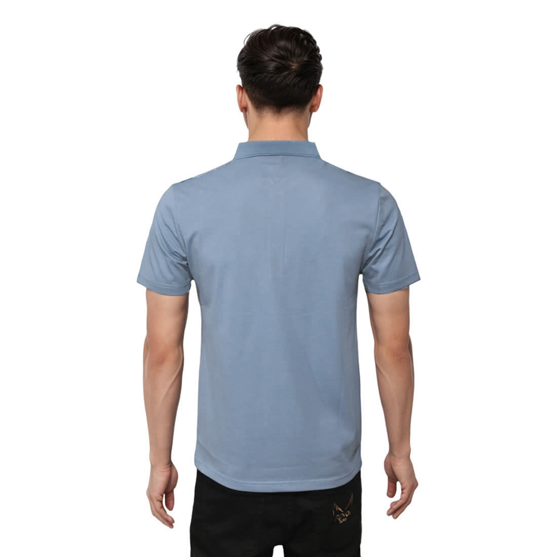 Boss Blue Premium Quality Polo T-shirt-1