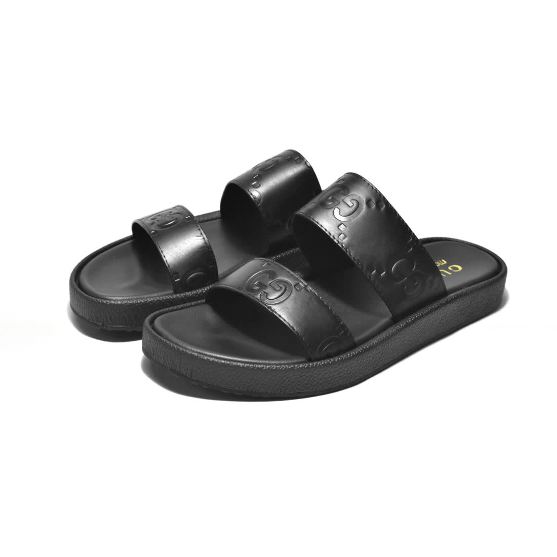Gucci Black Premium Quality Men's Flip-flops-0