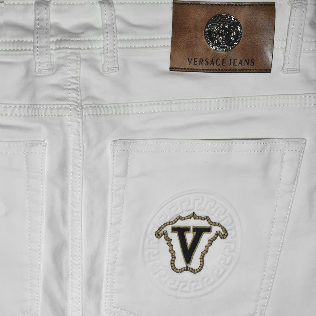 Versace White Premium Quality Jeans-3