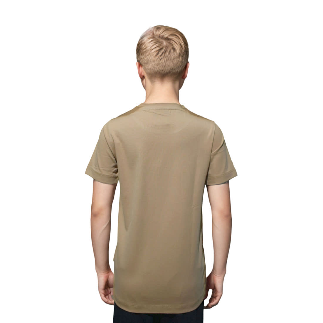 Burberry Label Print Brown Premium Kids T-shirt-1