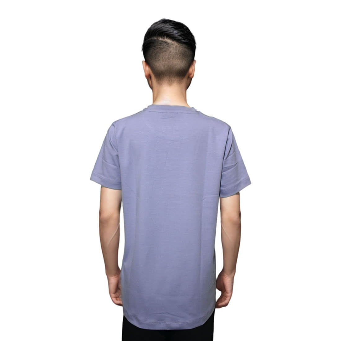 Burberry Label Print Purple Premium Kids T-shirt-1