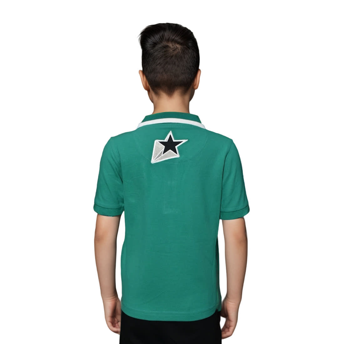 Burberry Green Premium Kids Polo T-shirt-1