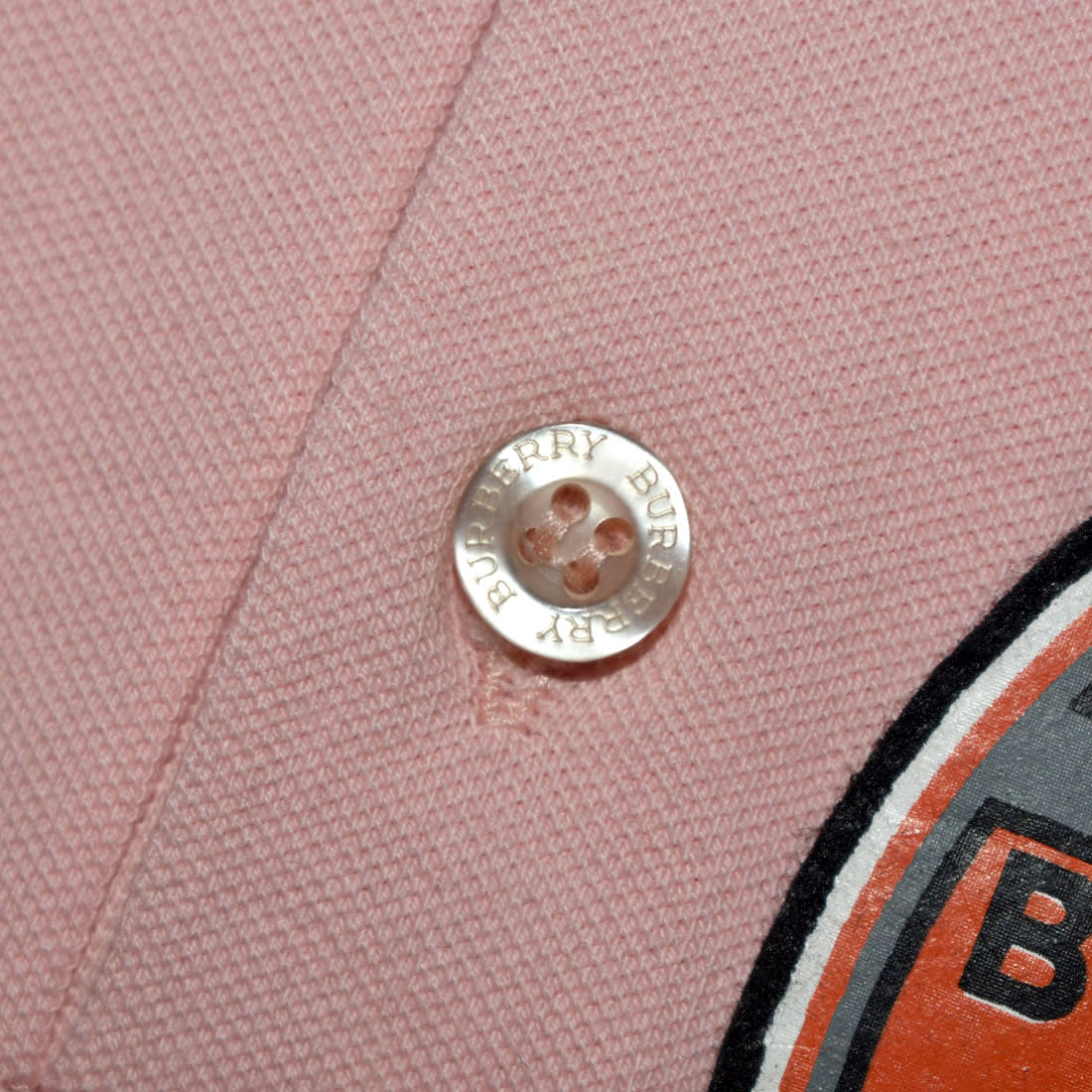 Burberry Peach Premium Quality Kids T-shirt-4