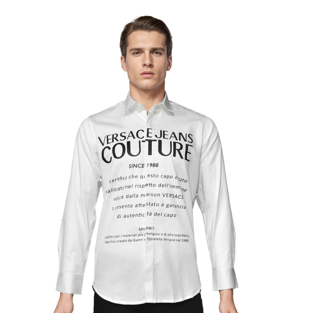 Versace Jeans Couture White Premium Quality Shirts-7