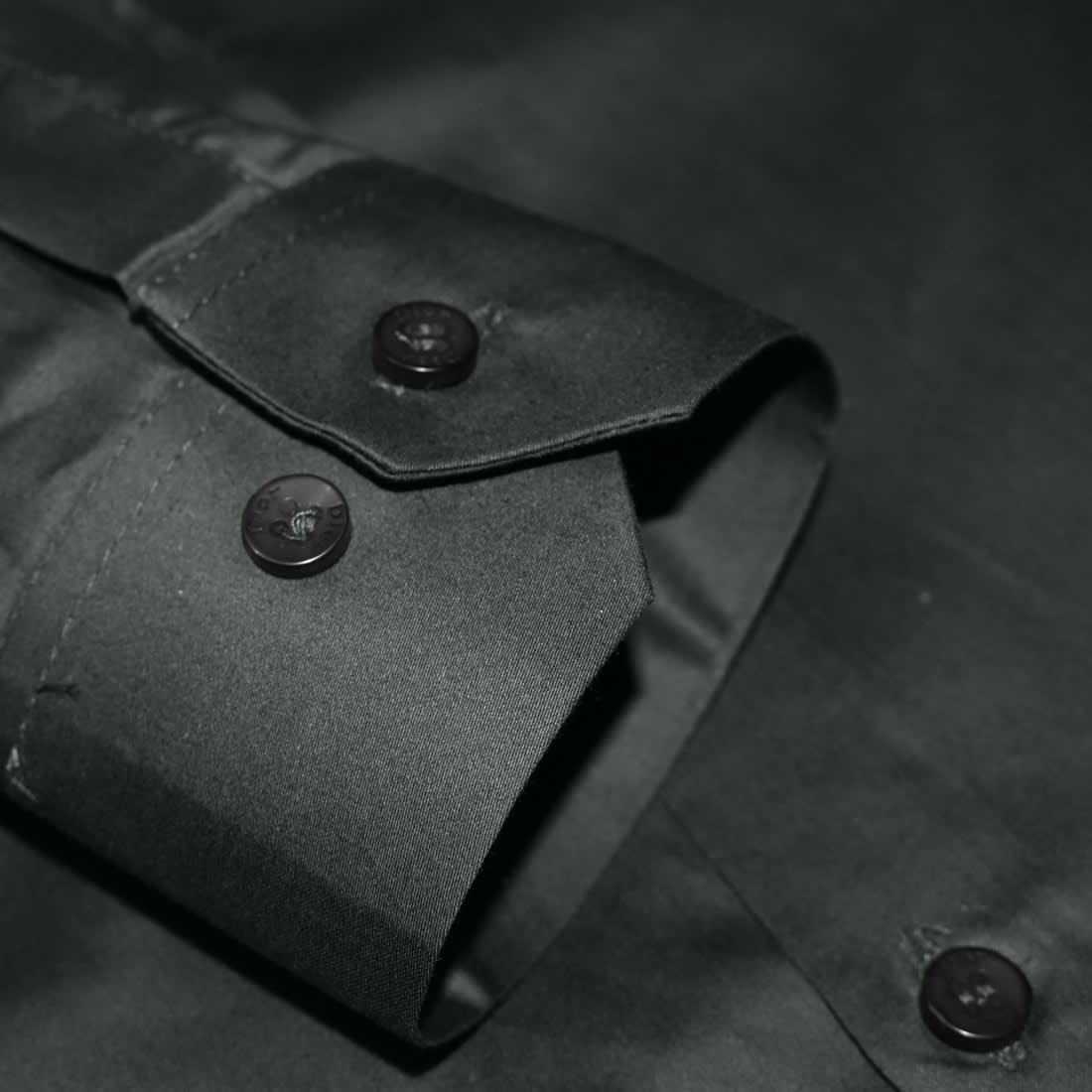 Dior Green Oblique Pattern Pocket Logo Shirt-6