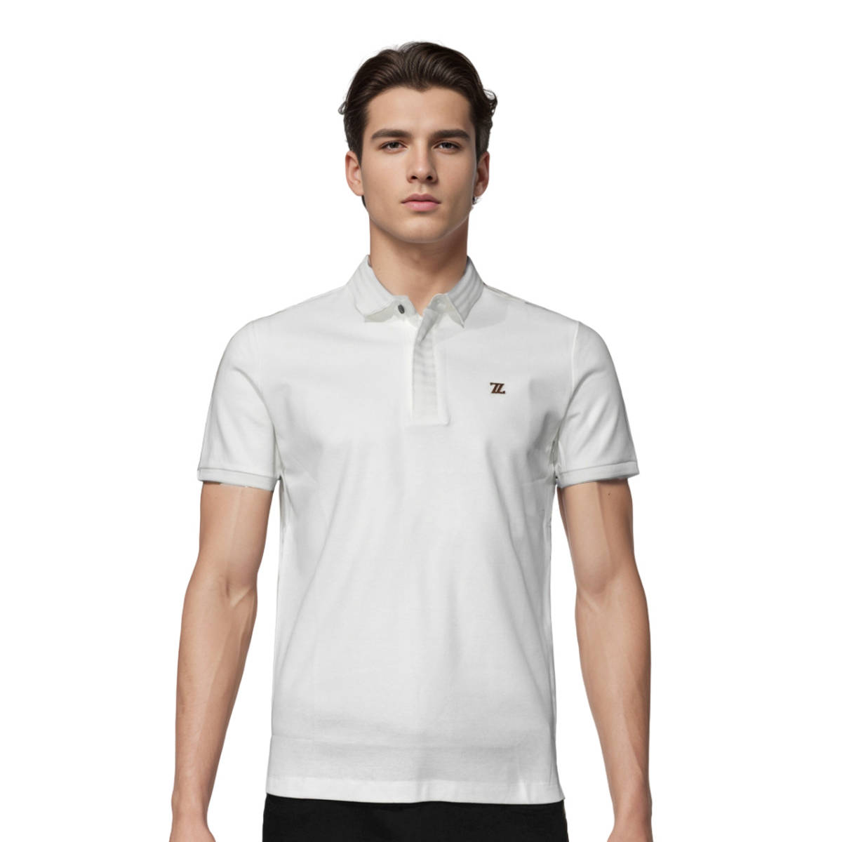 Zegna White Premium Quality T-shirt-0