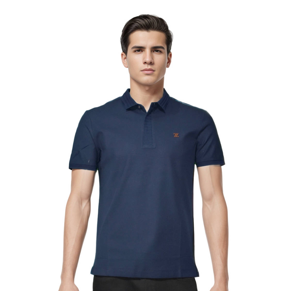 Zegna Blue Premium Quality T-shirt-0