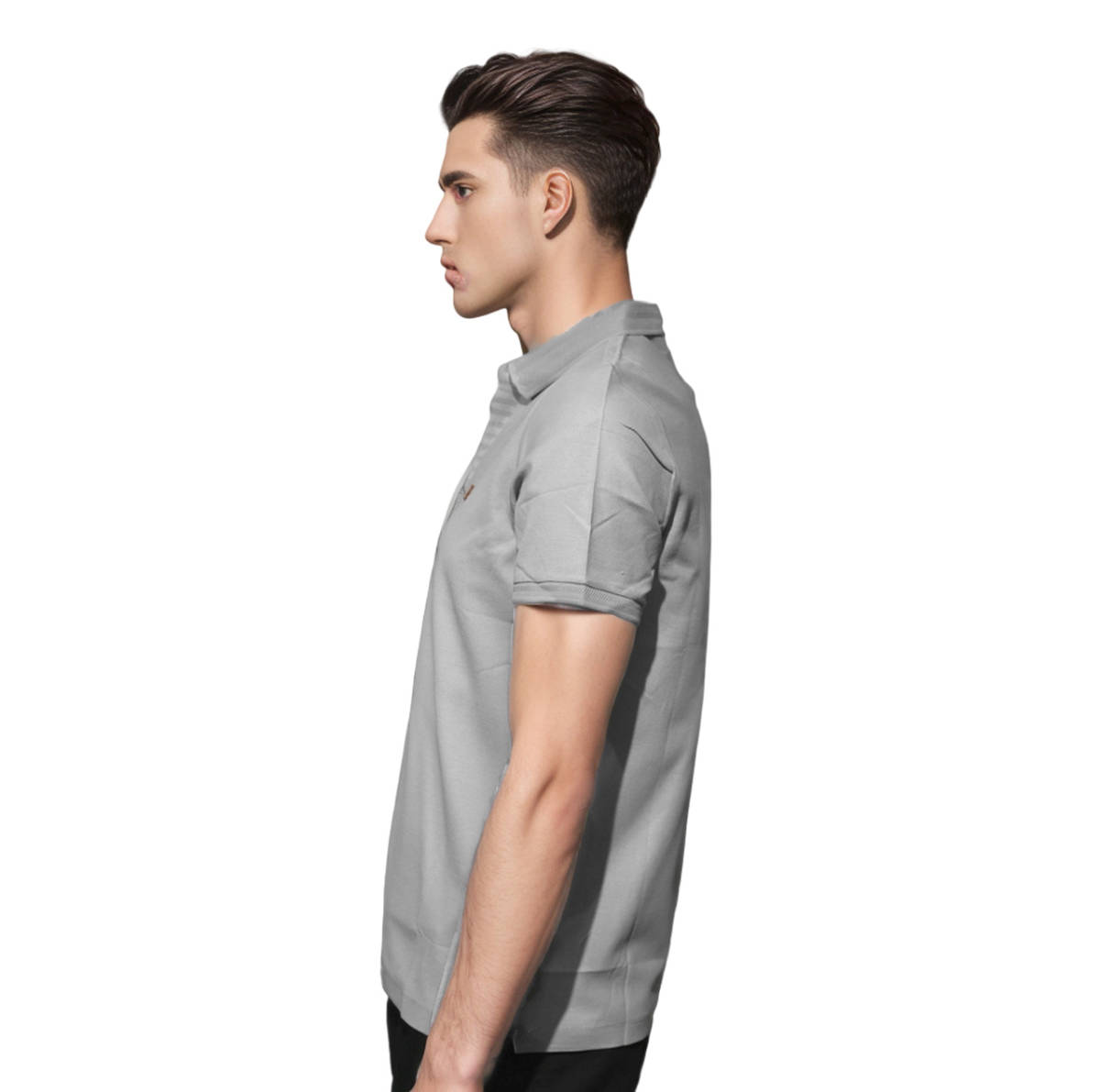Zegna Grey Premium Quality T-shirt-2