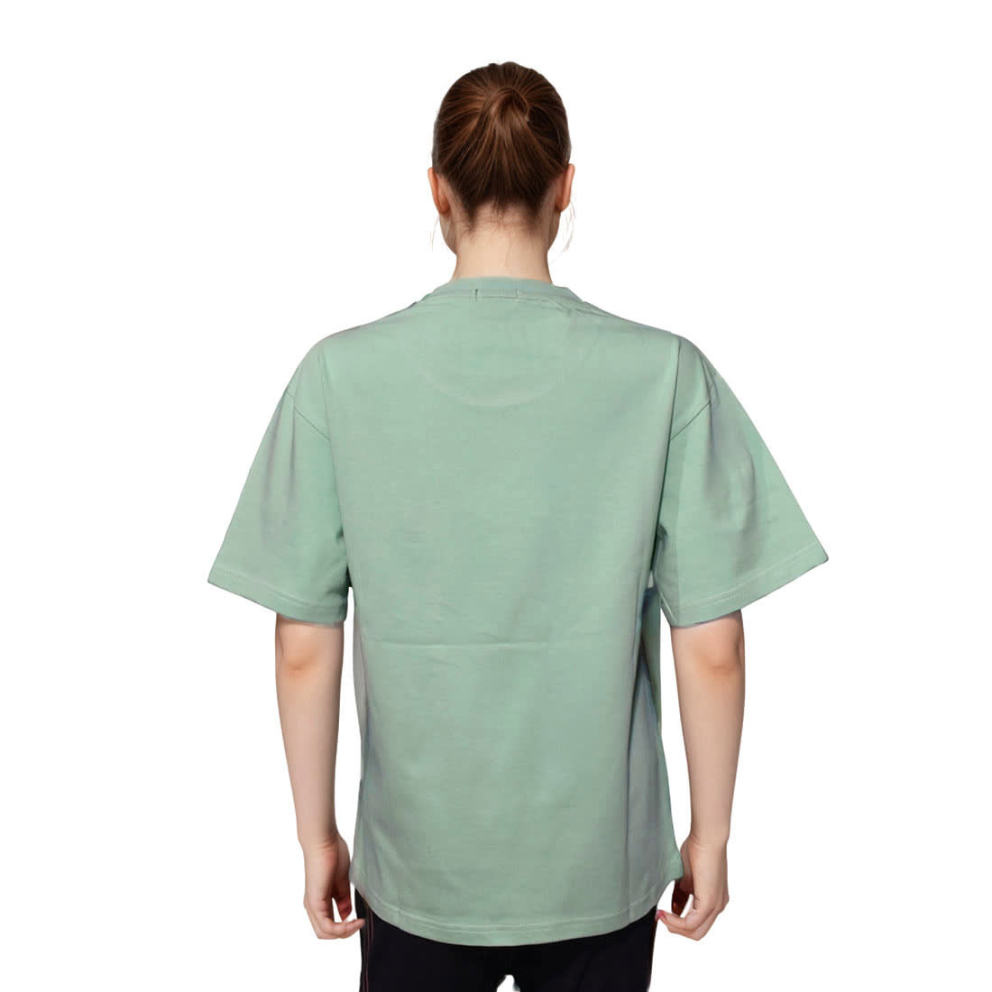 Burberry Green Premium Women Oversized T-shirt-1