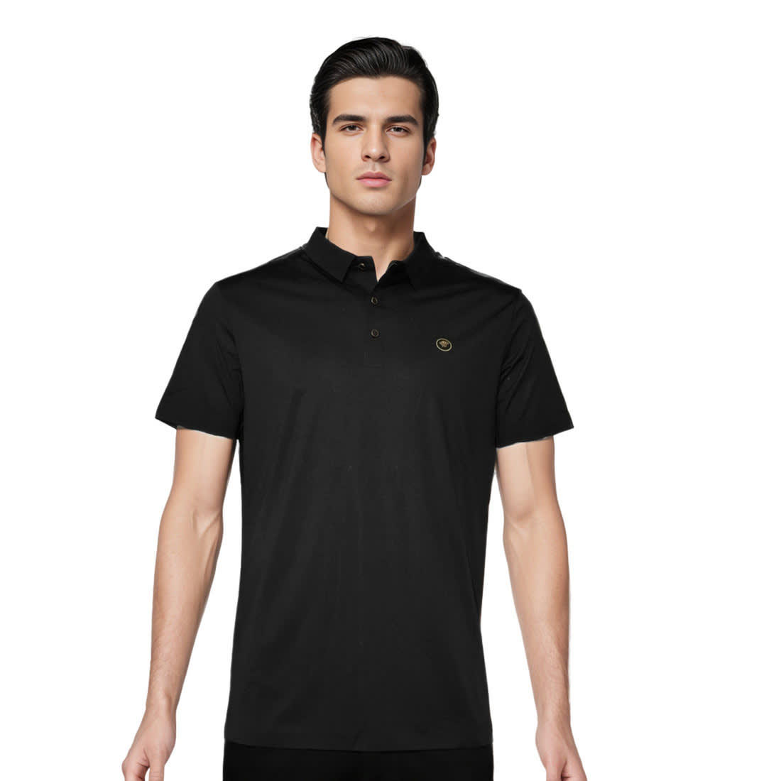 Versace Black Premium Quality Polo T-shirt-0