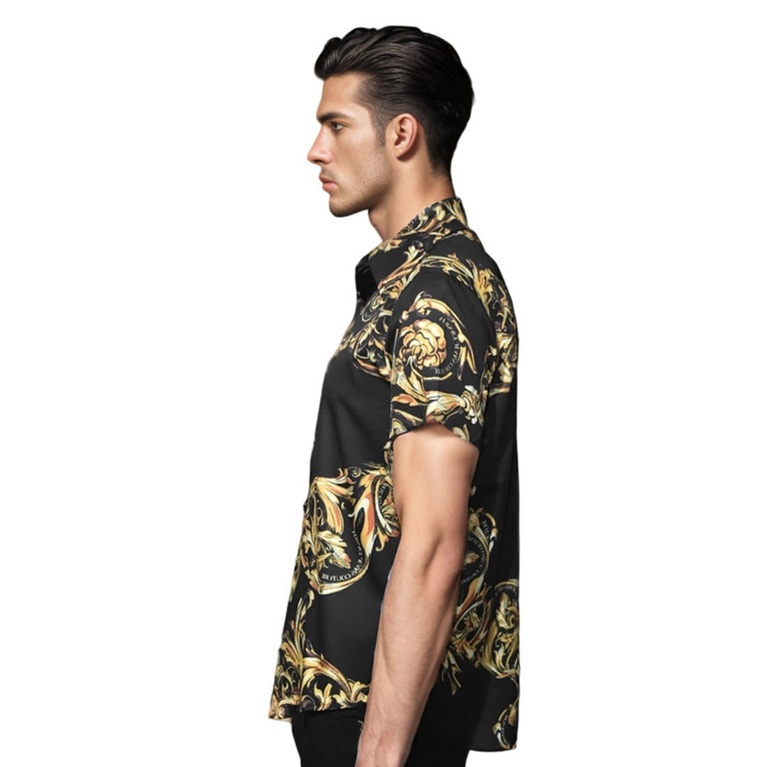 Versace Black & Yellow Premium Quality Shirt-2
