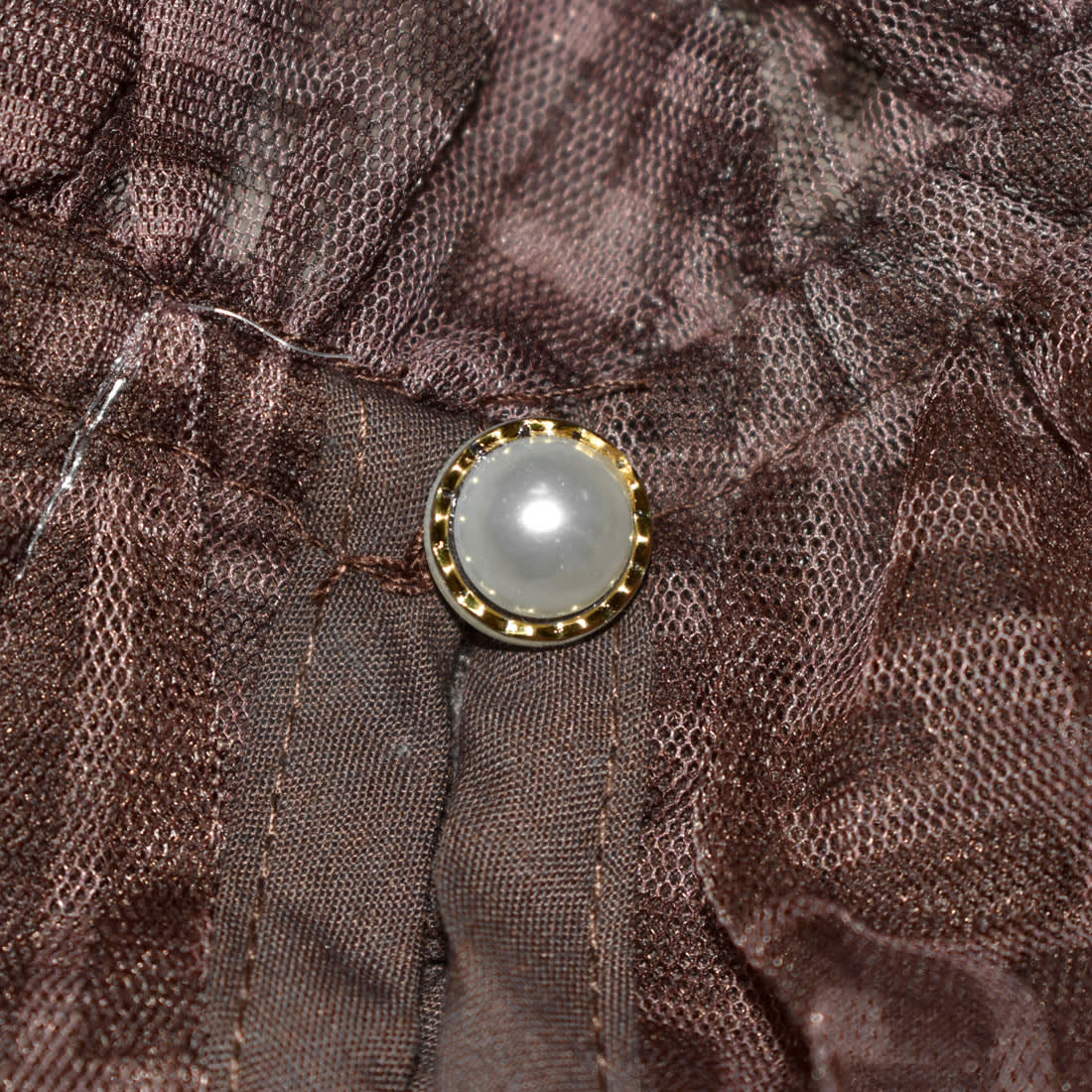 Fendi Brown Premium Quality Girls Dress-3