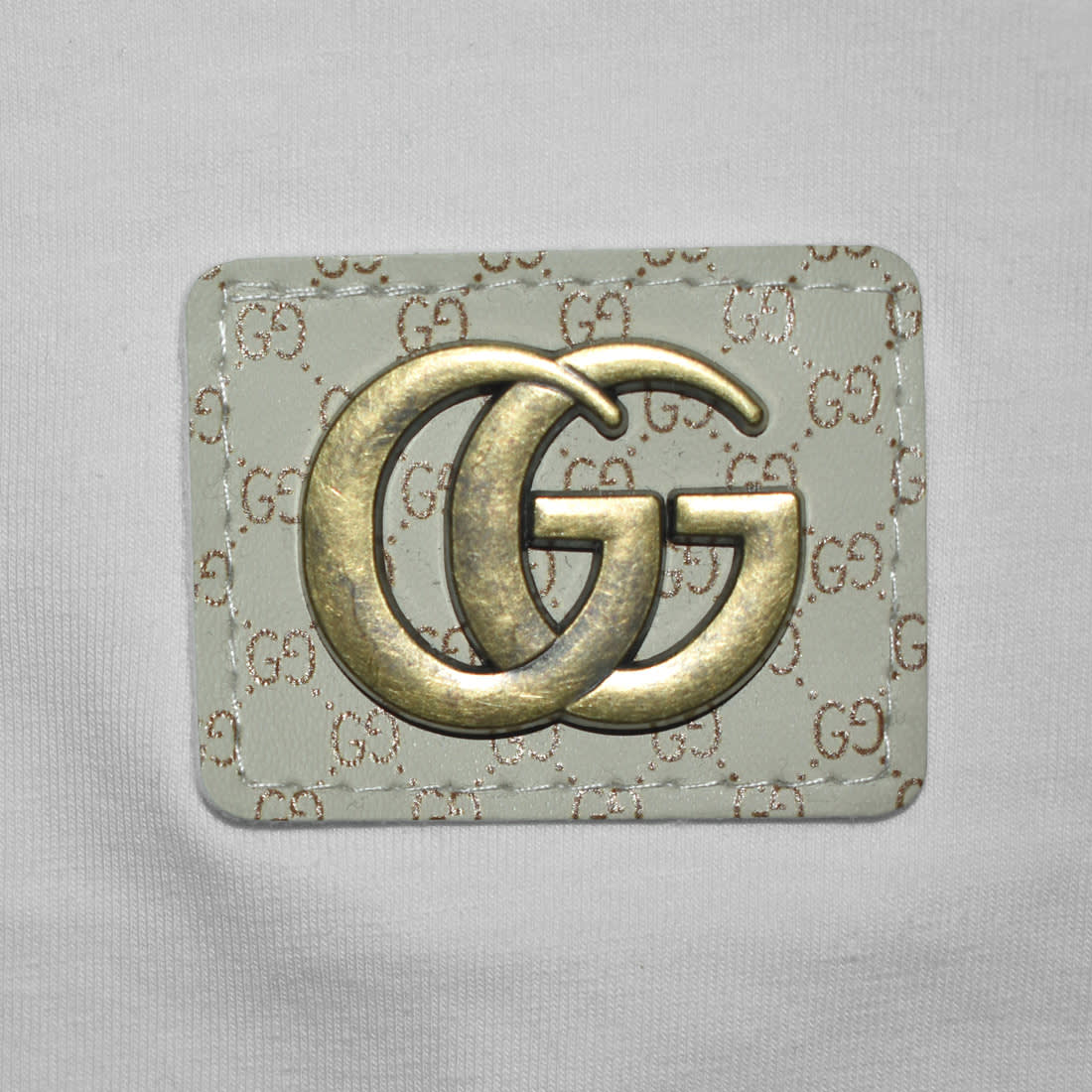 Gucci White Embossed Logo Premium Girls Co-ord Set-3