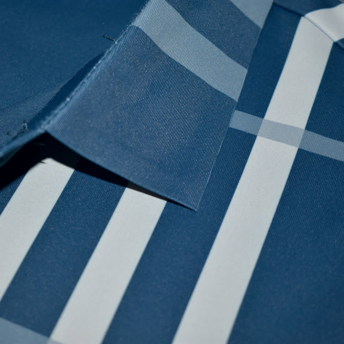 Burberry Blue Checks Embroidered Premium Shirt-4