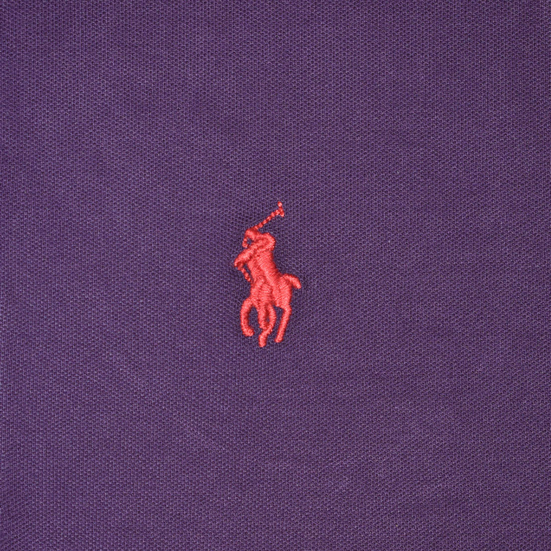 Ralph Lauren Embroidery Logo Dark Purple Premium Dress-4