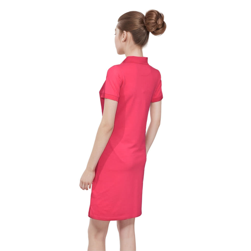 Ralph Lauren Embroidery Logo Pink Premium Dress-2
