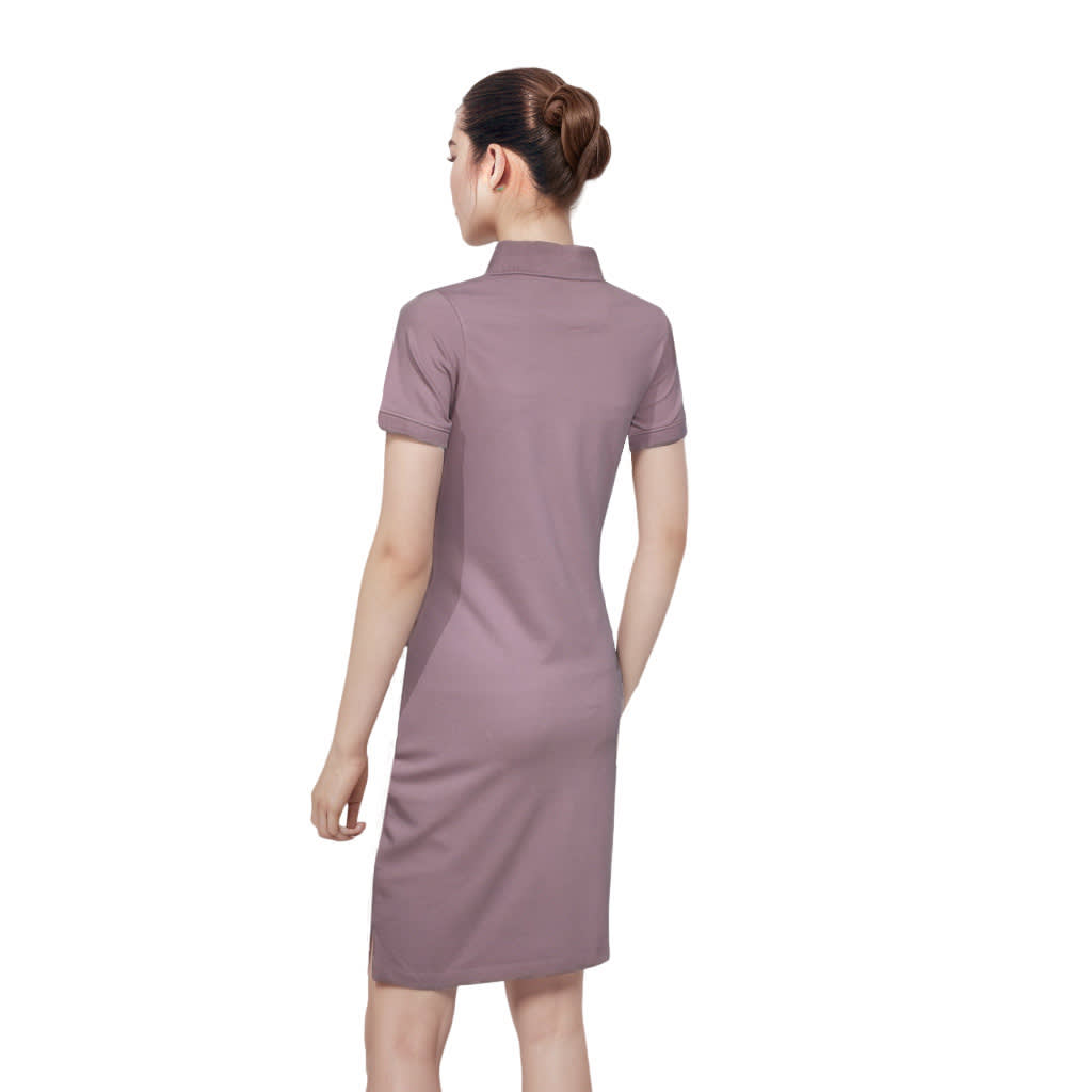 Prada Re-Nylon Logo Purple Premium Dress-2
