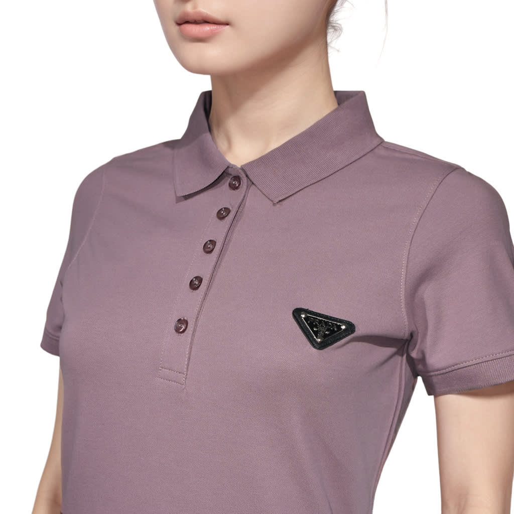 Prada Re-Nylon Logo Purple Premium Dress-3