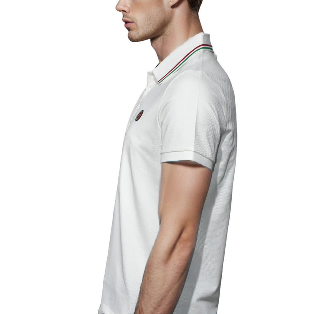 Gucci White Premium logo Embroidered T-shirt-2