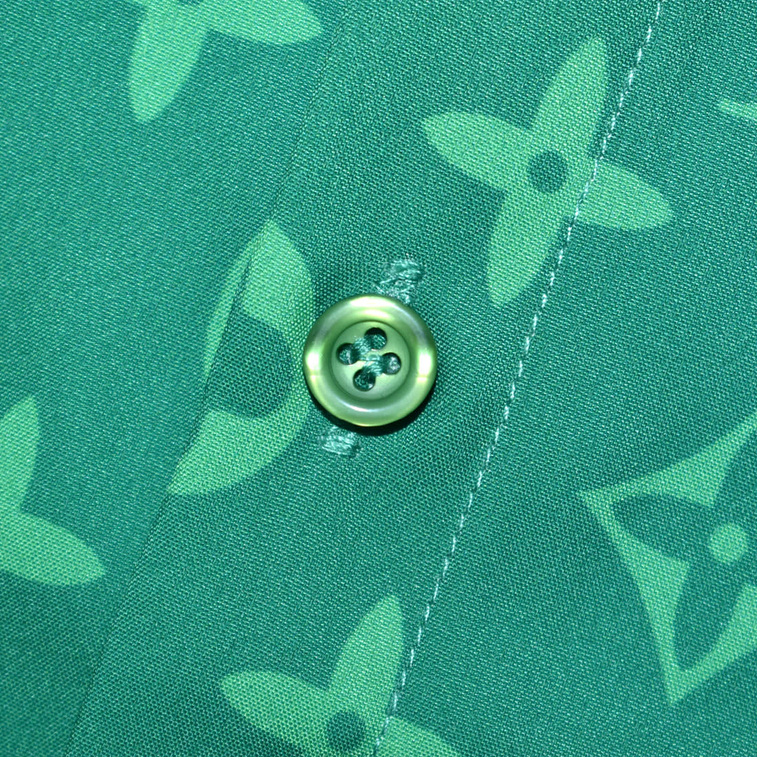 Louis Vuitton Green Premium Mens Shirt & Shorts Combo-5