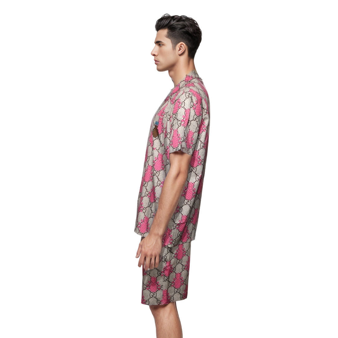 Gucci Pineapple GG print Bowling Shirt & Shorts Combo-2