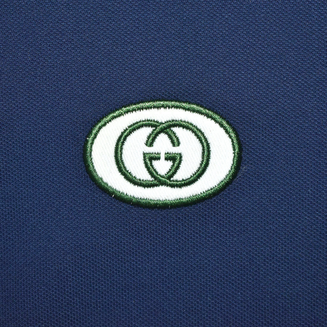 Gucci Embossed Logo Blue Premium Quality T-shirt-3