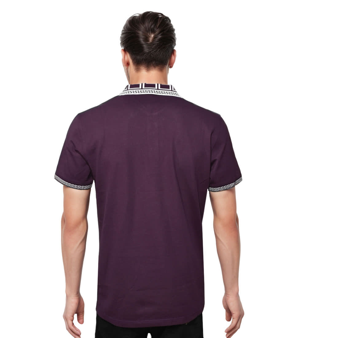 Versace Wine Premium Greca T-shirt-1