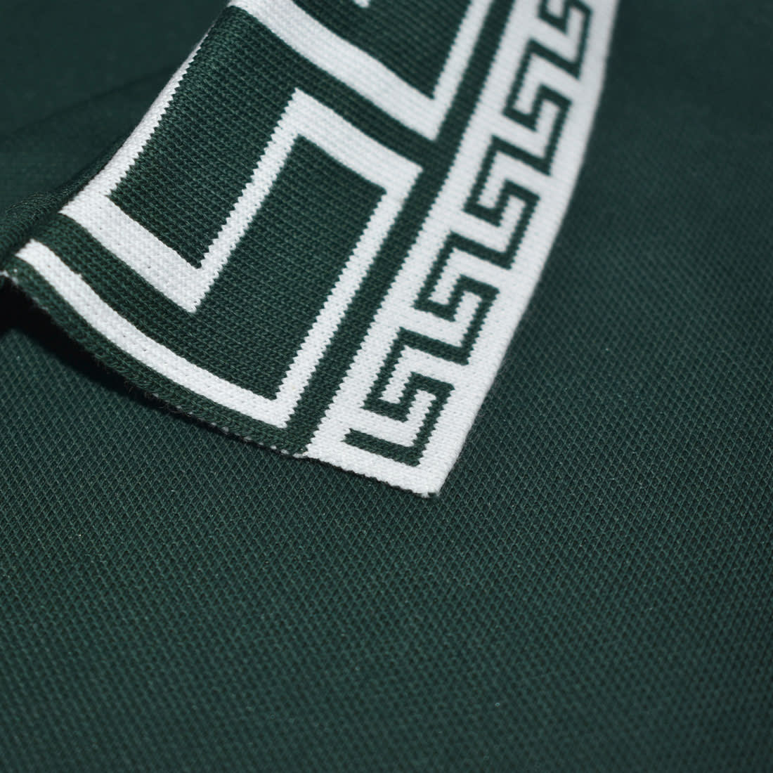 Versace Embroidered logo Green Premium Polo T-shirt-4