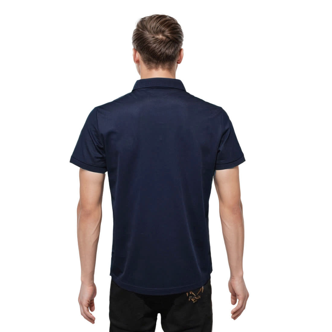 Versace Navy Blue Premium Quality Polo T-shirt-1
