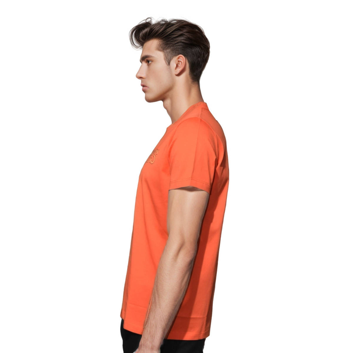 Hermes Paris Orange Round Neck Premium T-shirt-2