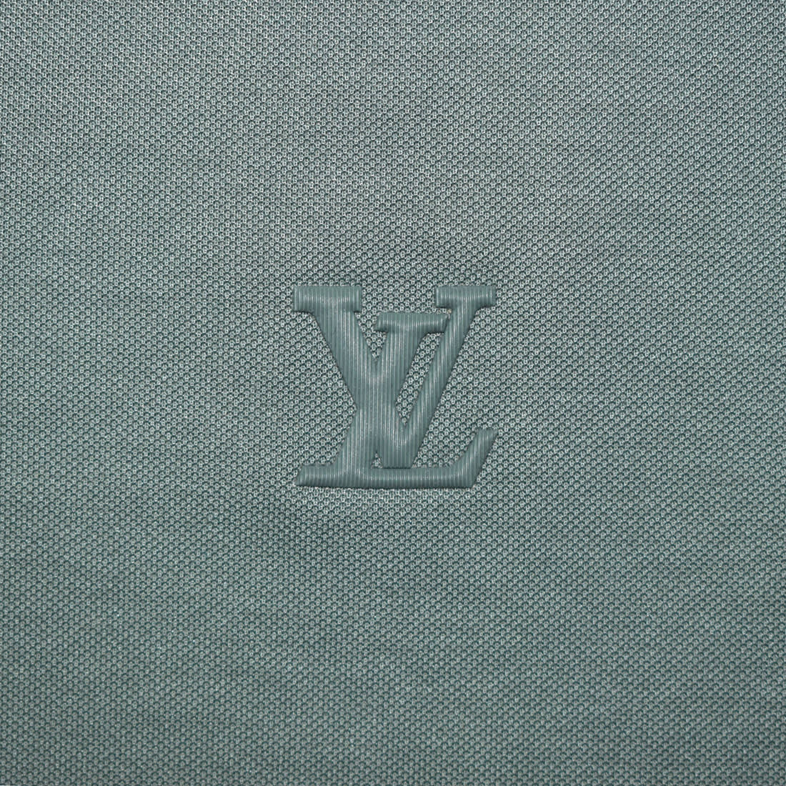 Louis Vuitton Green Embroidery Logo Premium Polo T-shirt-3