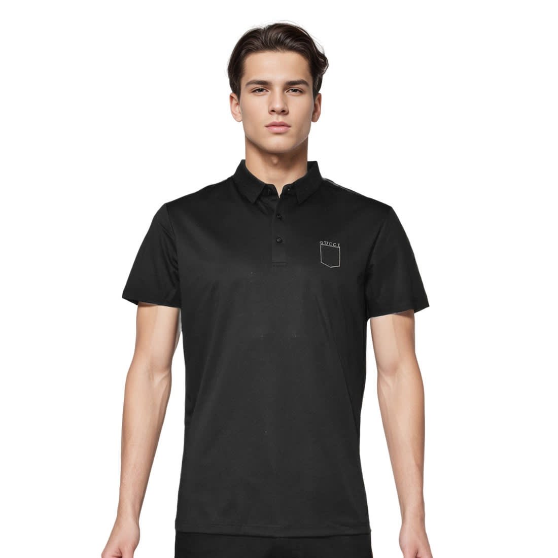 Gucci Black Premium Quality Polo Tees-0