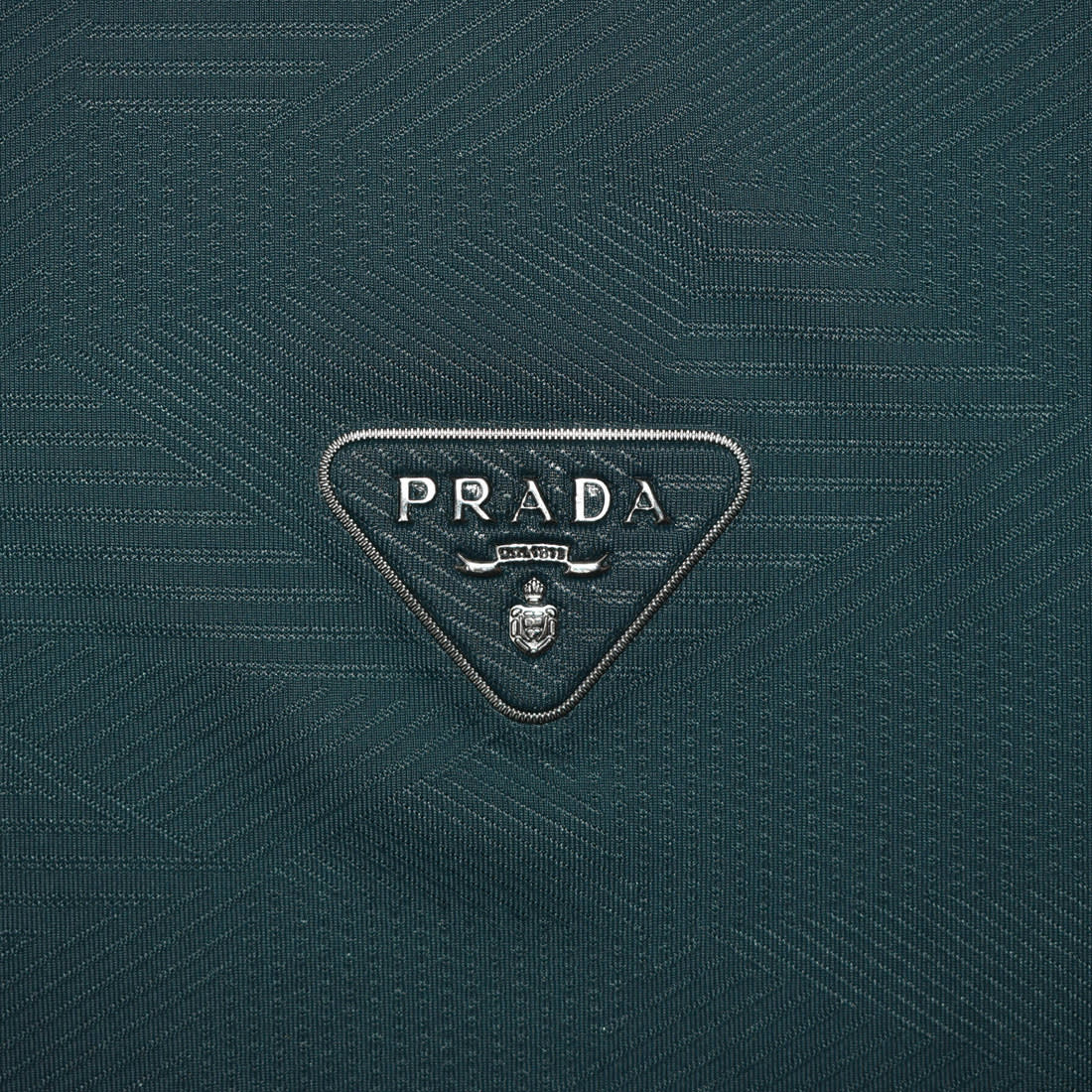 Prada Dark Teal Blue Premium Quality Polo Tees-3