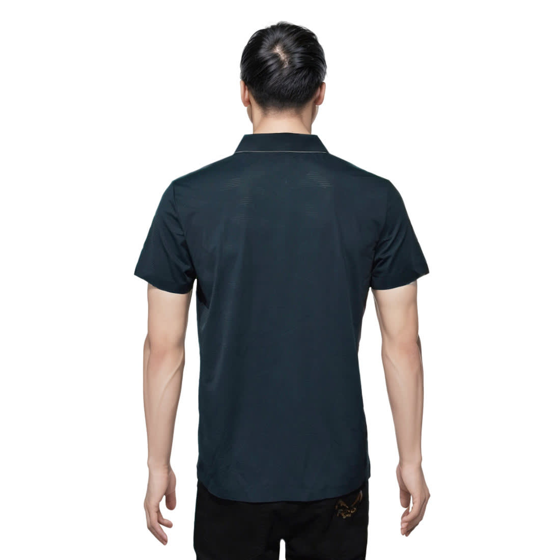 Prada Dark Teal Blue Premium Quality Polo Tees-1