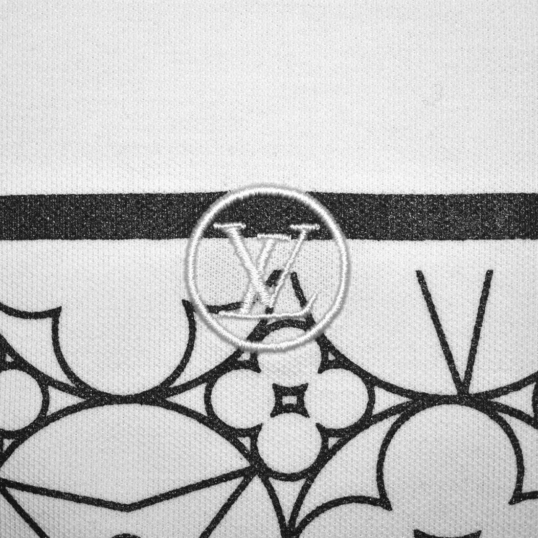 Louis Vuitton White Premium Quality Polo Tees-3